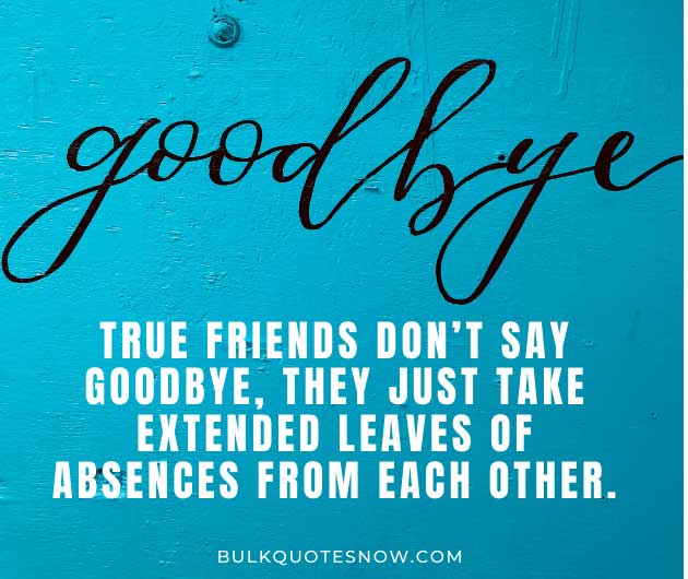 35 Best Farewell Quotes And Goodbye Quotes - Bulk Quotes Now