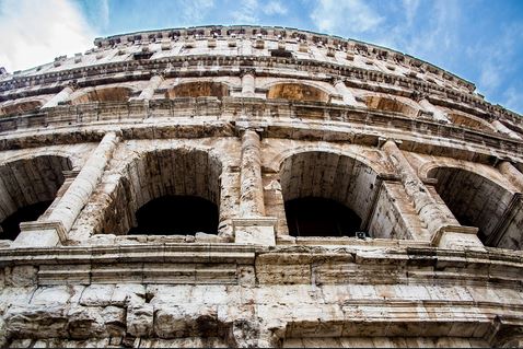 The Colosseum is the center piece of Roman architecture