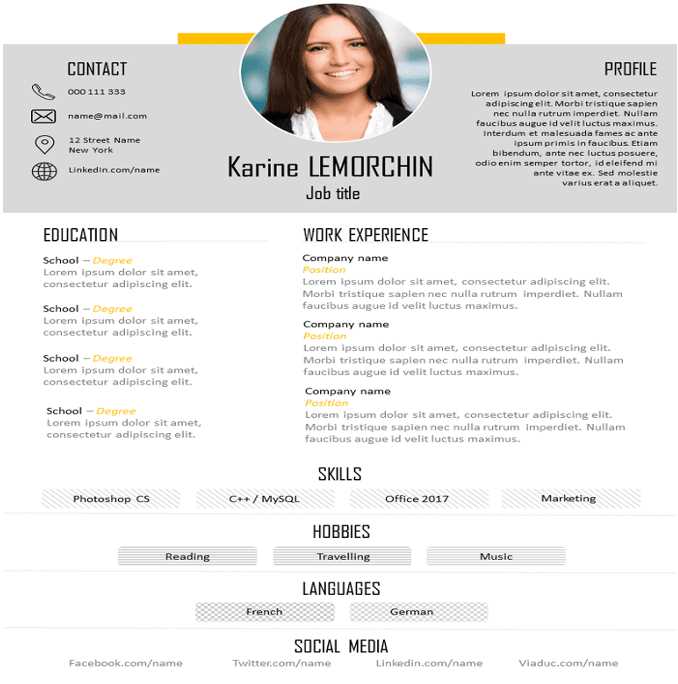 How to make resume for a teacher