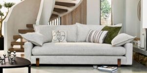 How To Make A Fabric Couch A Chic Center Point In Your Living Room