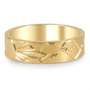 Moissanite Engagement Ring Engraving Ideas