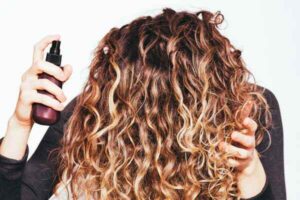 How to Style Curly Hair with Just Hairspray