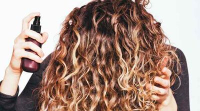 How to Style Curly Hair with Just Hairspray
